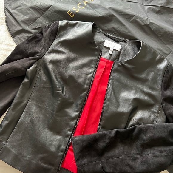 Escada Sport Lika Leather and Suede jacket - Picture 7 of 17